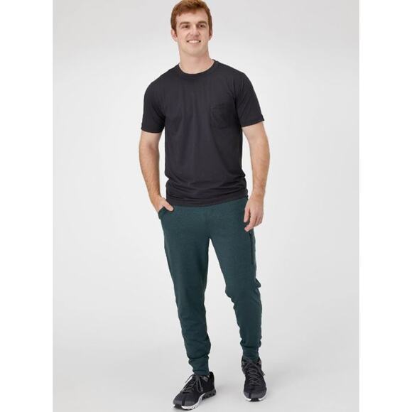 NWE! Vuori Men's Tradewind Performance Tee BLACK HEATHER LARGE - Picture 5 of 10